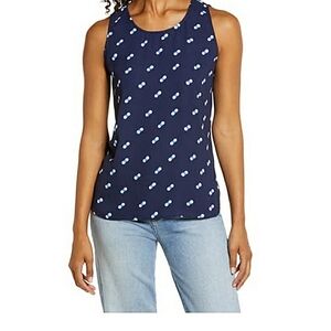 Halogen New Scoop Neck Woven Shirt